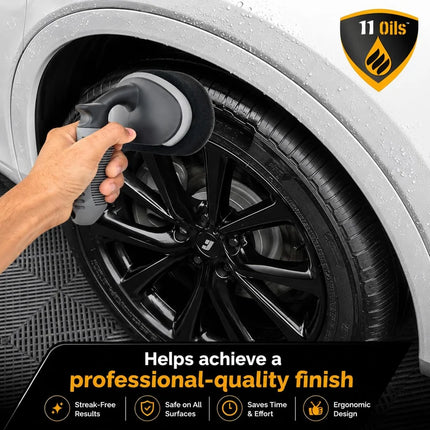 Tire Shine Applicator Brush – Easy & Even Tire Dressing
