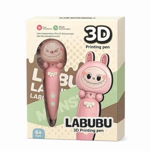 LABUBU 3D Printing Pen – Creative Drawing & DIY Craft Tool