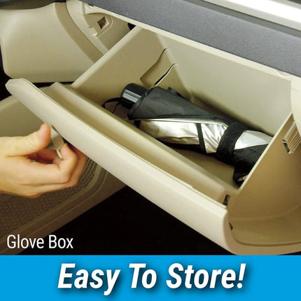 Car Windshield Sun Shade – Foldable UV & Heat Protection