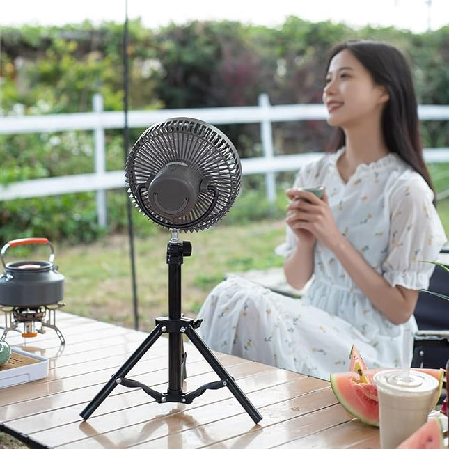 Outdoor Camping Fan – Portable Rechargeable Mini Fan